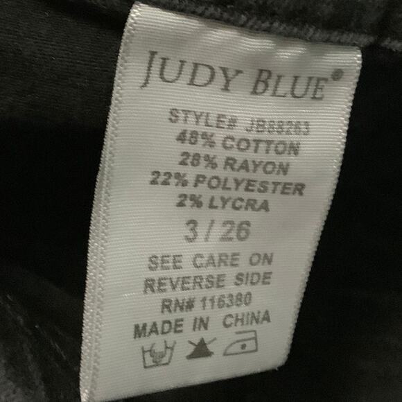 Judy Blue Black Skinny Fit Pull-On Jeans 3/26 - Minimalist, Streetwear, Casual - Picture 4 of 6